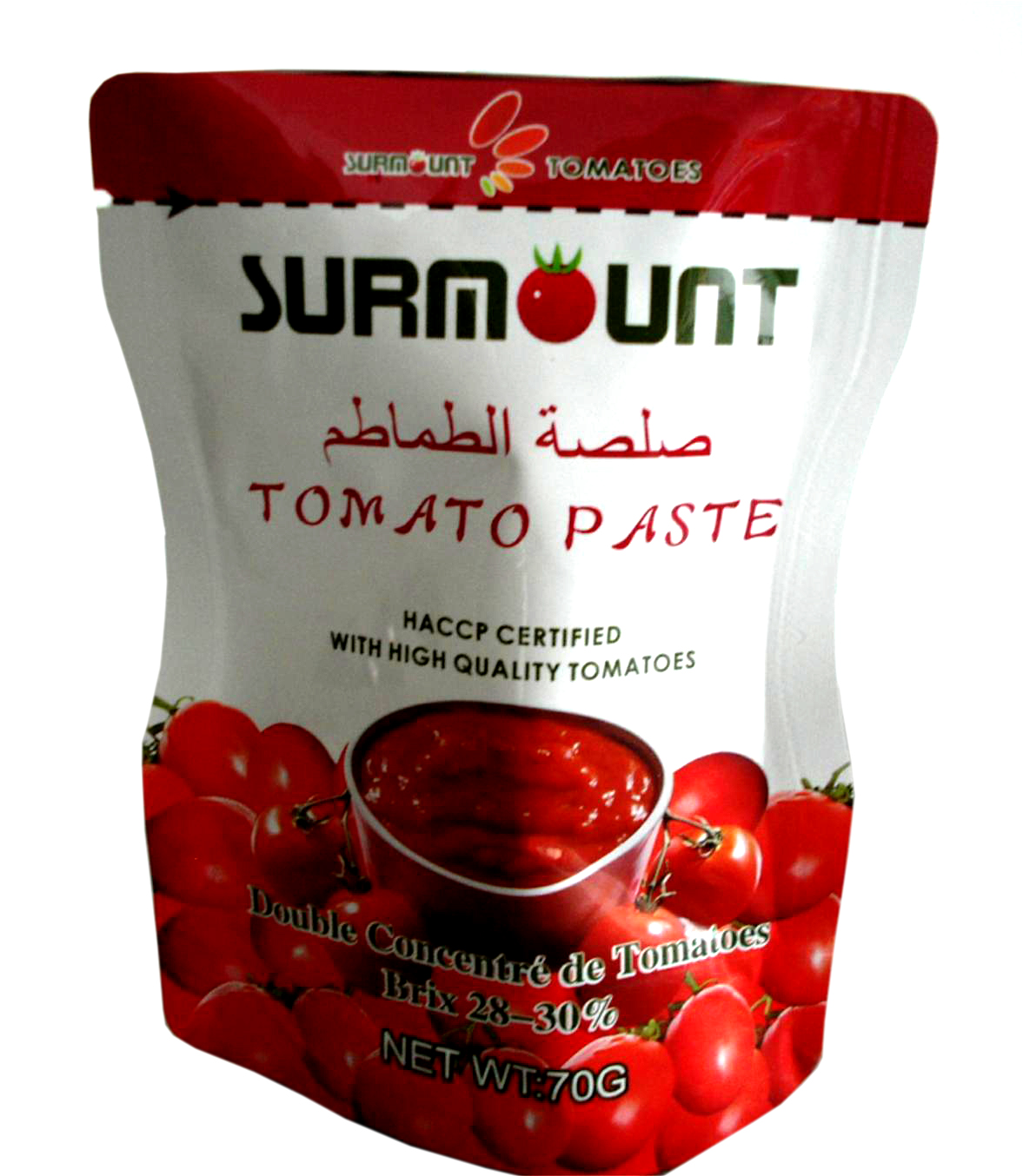 كيس معجون الطماطم 70 جم × 25 × 4 - حامل بخصر - معجون طماطم 2-5