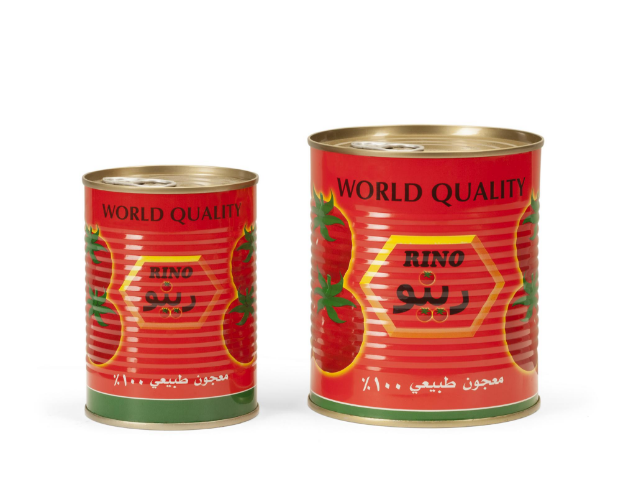 معجون الطماطم 400 جرام × 24 - سهل الفتح ، صعب الفتح اختياري ، بريكس 28-30٪ (اختياري) - معجون الطماطم1-8