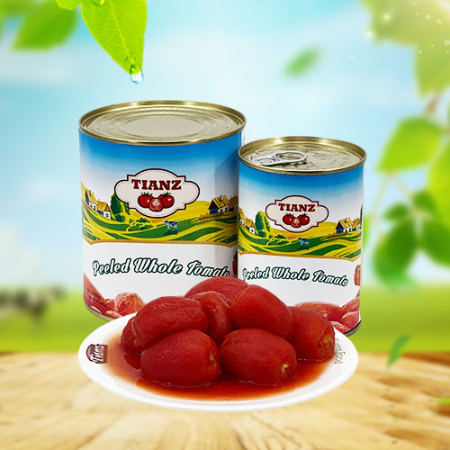 طماطم كاملة مقشورة