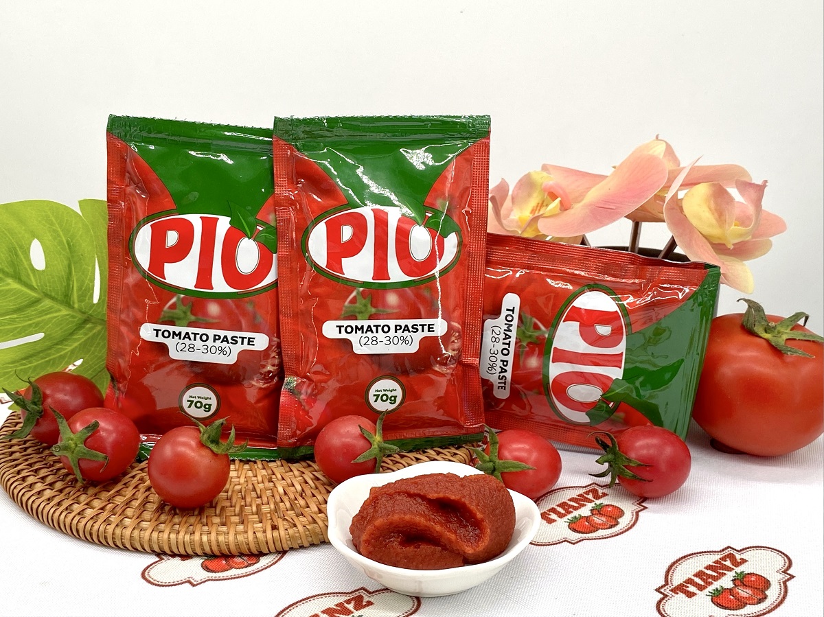 Sachet tomato paste 70g Flat pouch Brix 28-30%